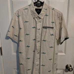 Roark Revival Retro short sleeve button down shirt
